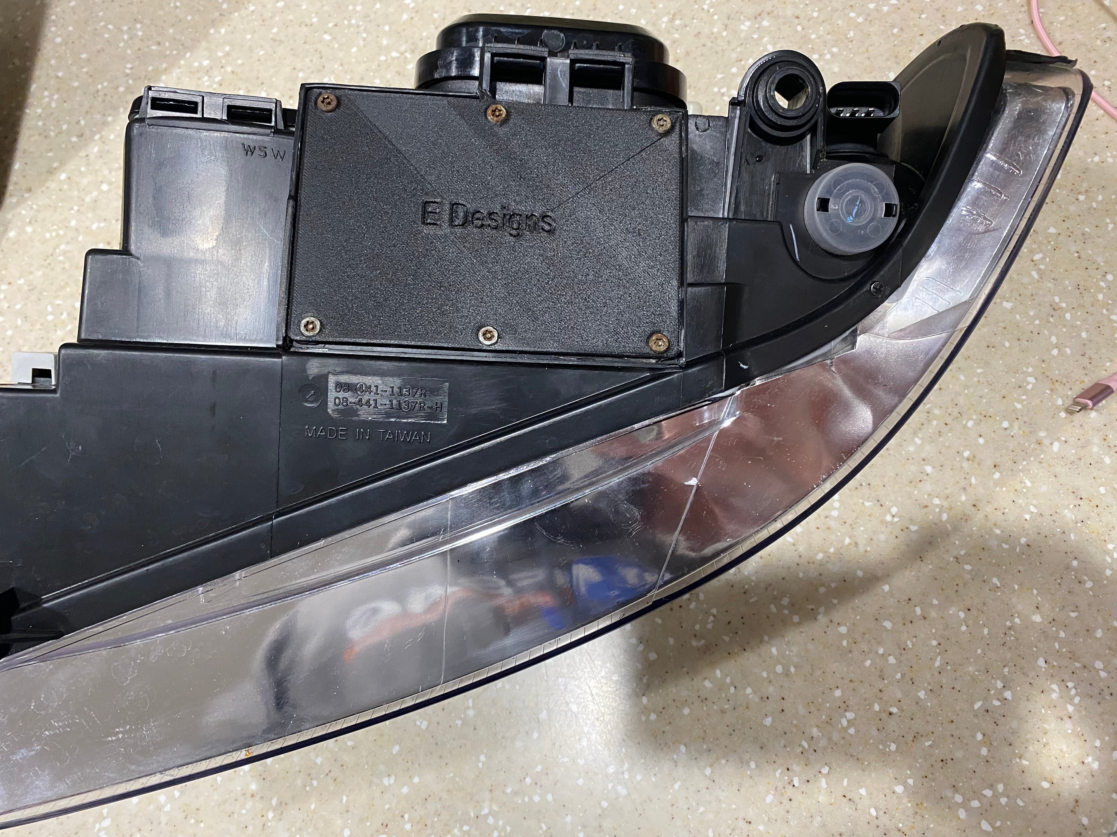 B5 Stock/Valeo Headlight Projector Retro-fit Brackets